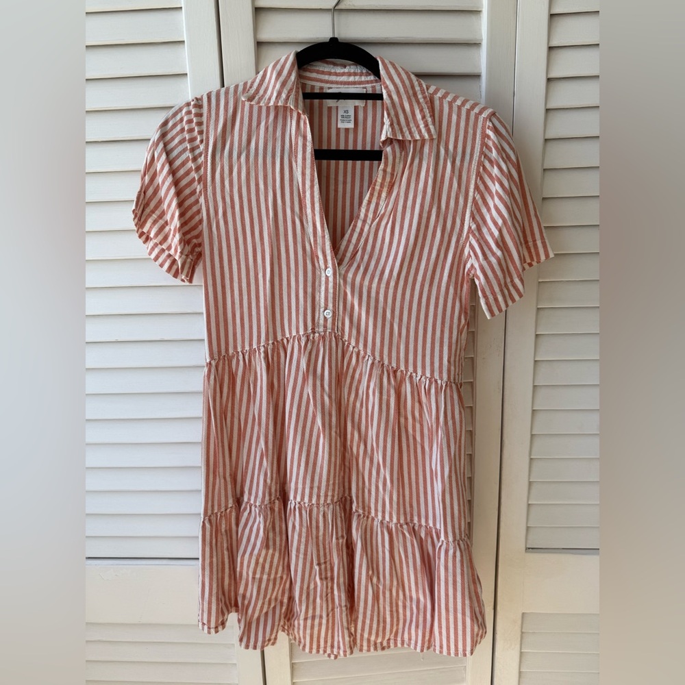 Japna Pink and White Striped Top
